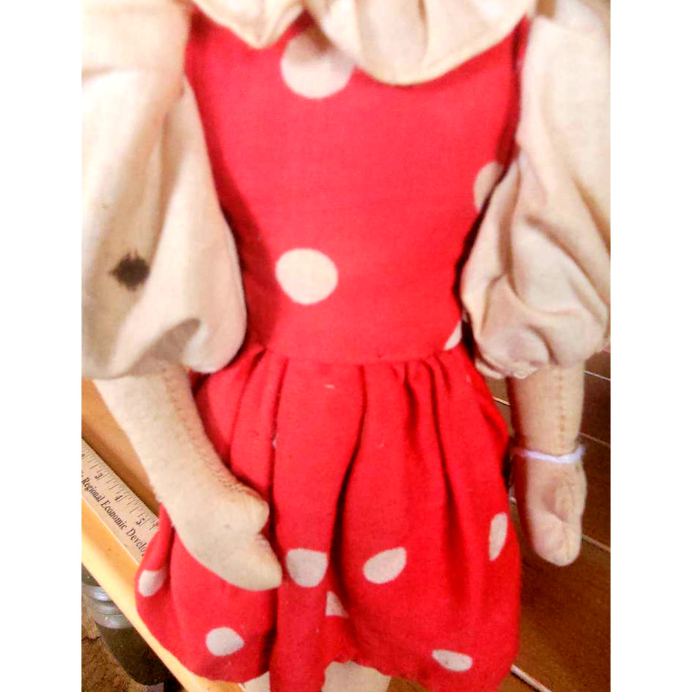 1940's Vintage "Polish Girl"  Doll Made in Poland - Picture 5 of 10